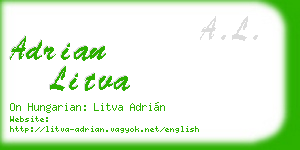 adrian litva business card